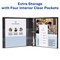 Avery Heavy-Duty 3 Ring Binder, 3" One Touch EZD Rings, 3.5" Spine, 1 Red Binder (79583)